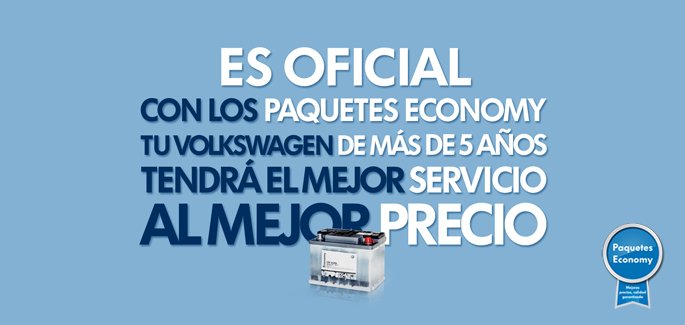 Paquetes economy de volkswagen en Telenauto León, Astorga y Ponferrada